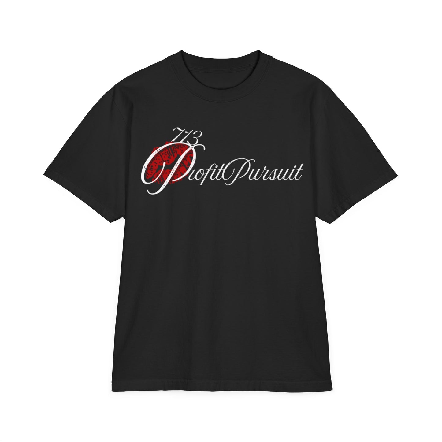 Profit Pursuit Kiss Shirt Unisex Garment-Dyed Drop-Shoulder T-Shirt
