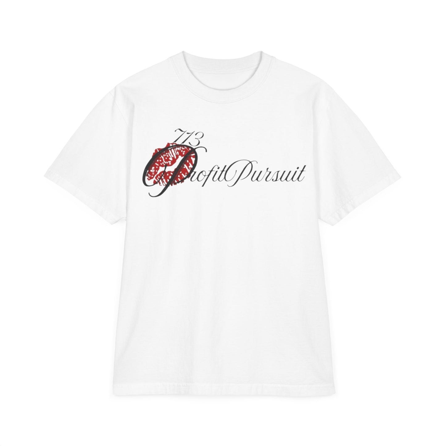 Profit Pursuit Kiss Shirt Unisex Garment-Dyed Drop-Shoulder T-Shirt