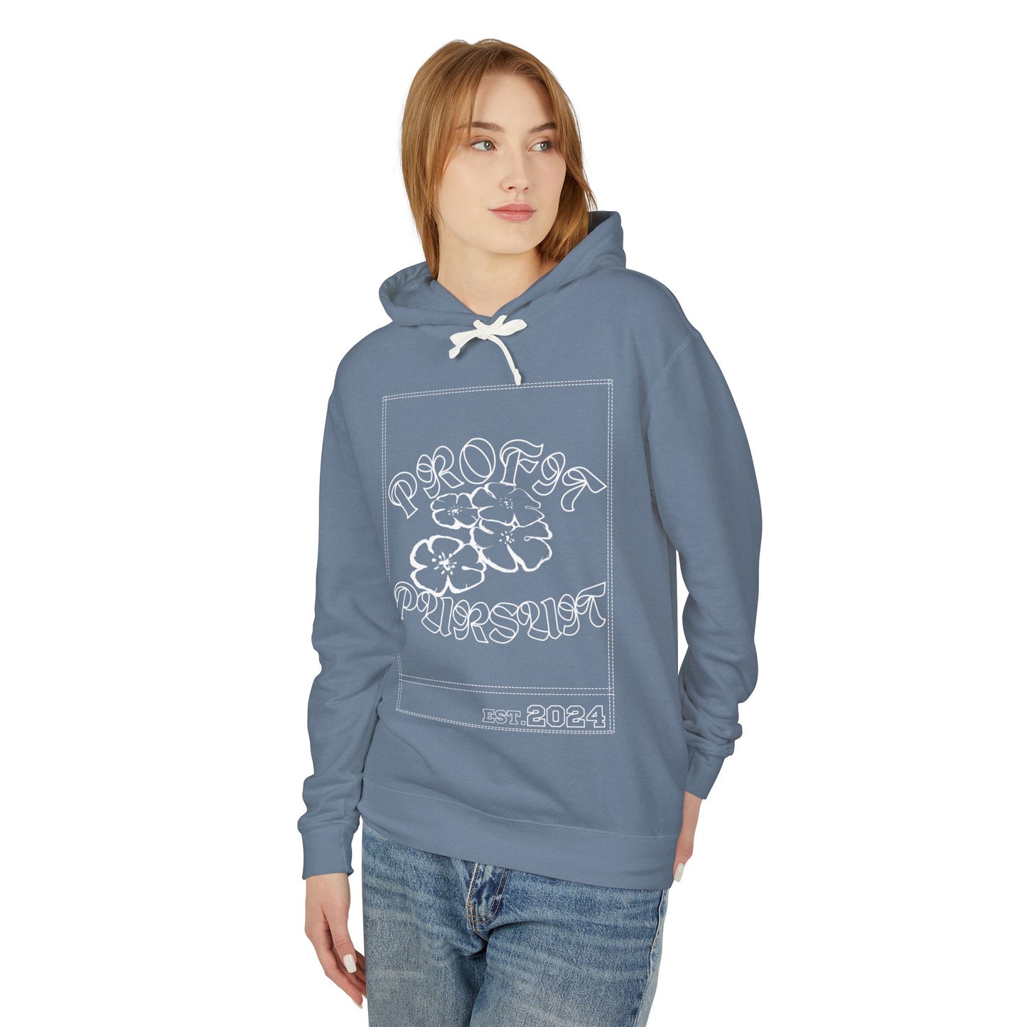 Profit Pursuit Printed Stich Lightweight Hooded Sweatshirt