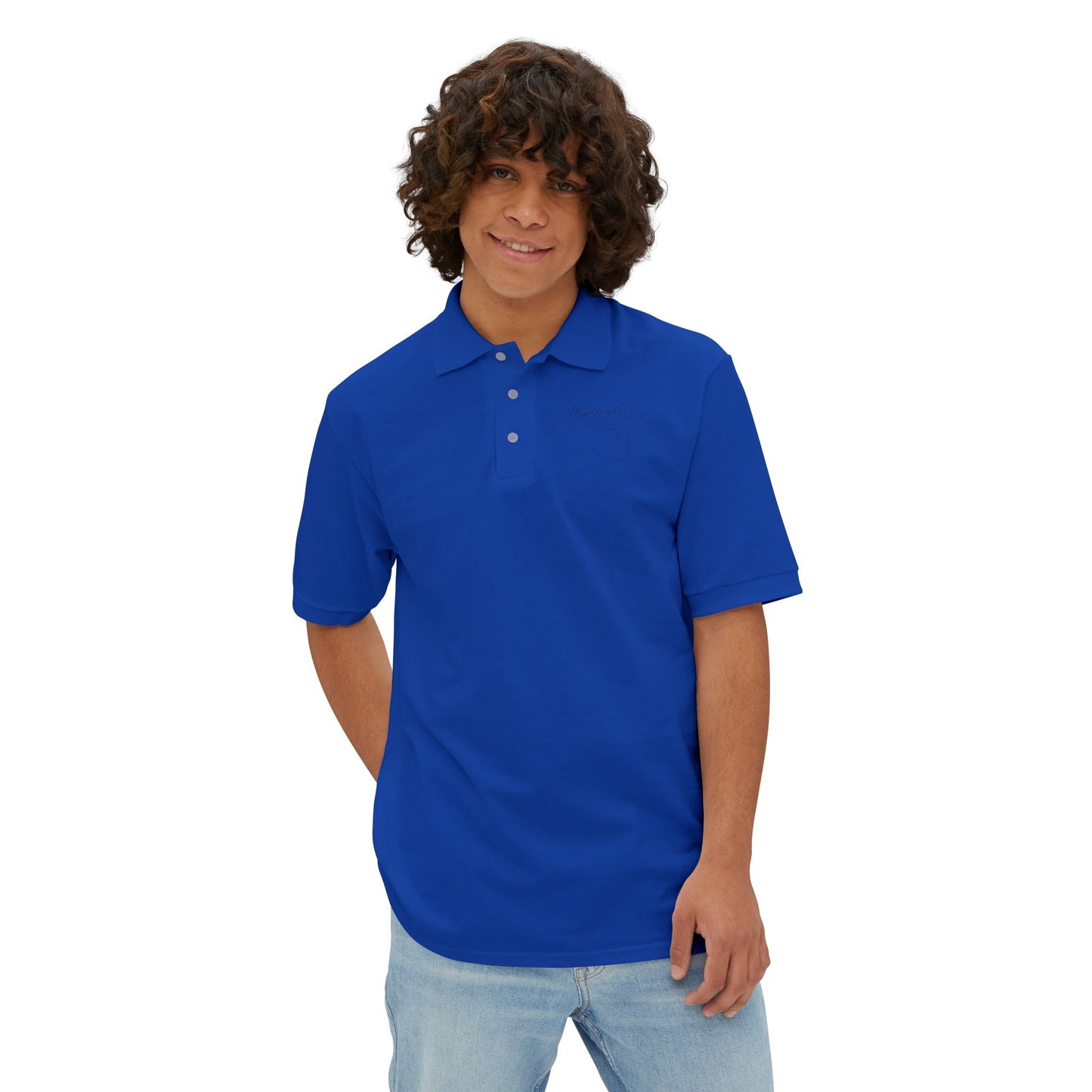 Men's profit Pursuit polo Power,Love,Self-control