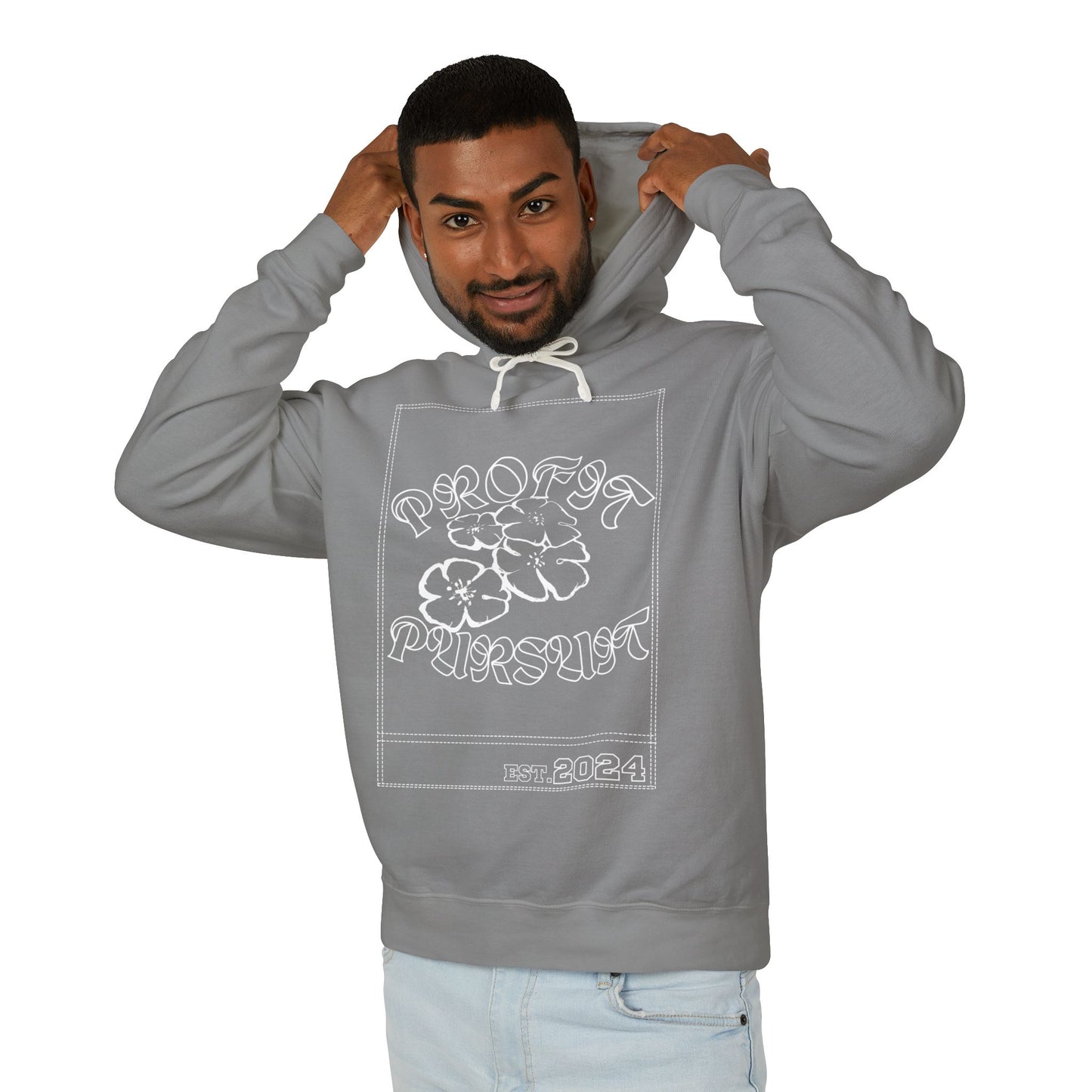 Profit Pursuit Printed Stich Lightweight Hooded Sweatshirt