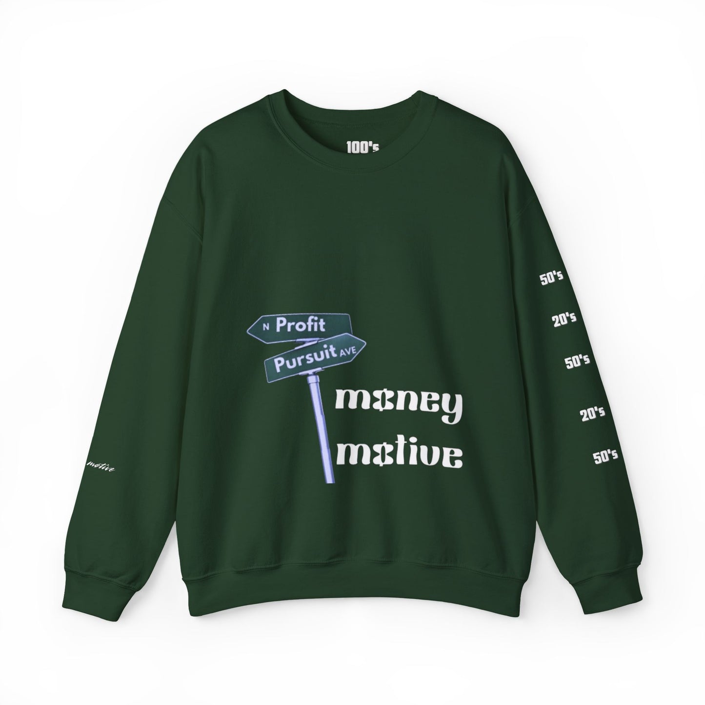 Money Motivated Unisex Heavy Blend™ Crewneck Sweatshirt