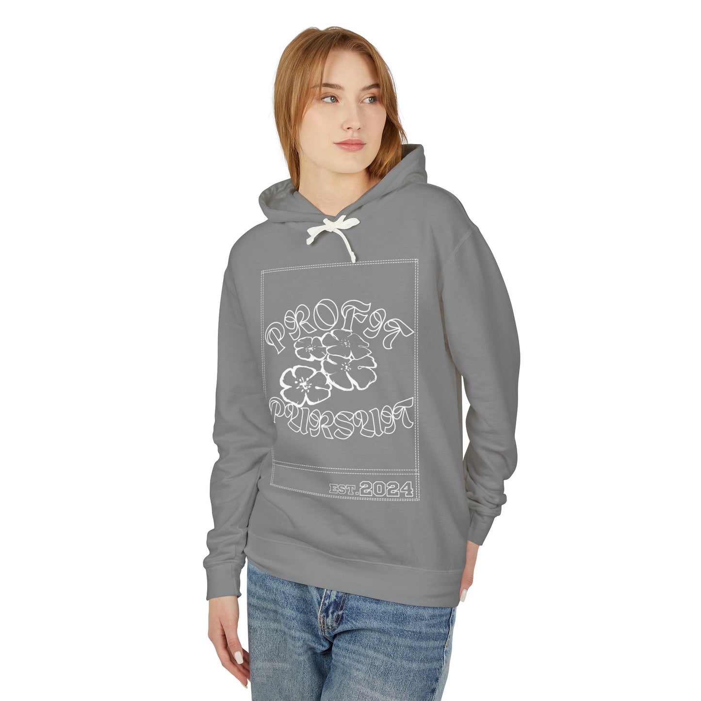Profit Pursuit Printed Stich Lightweight Hooded Sweatshirt
